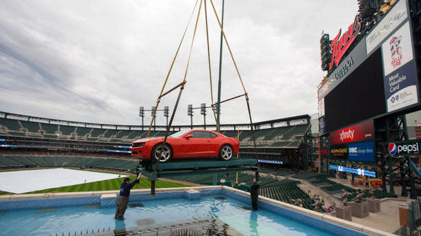 Chevy Camaro Opening Day Comerica Park