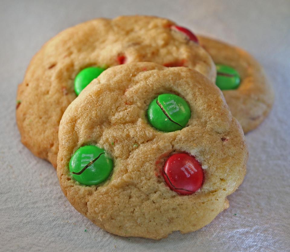 M&M cookies