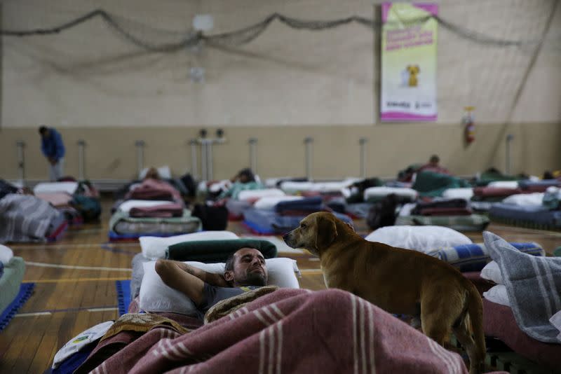 Homeless shelter in Brazil puts a 'roof' over man's best friend during low temperatures