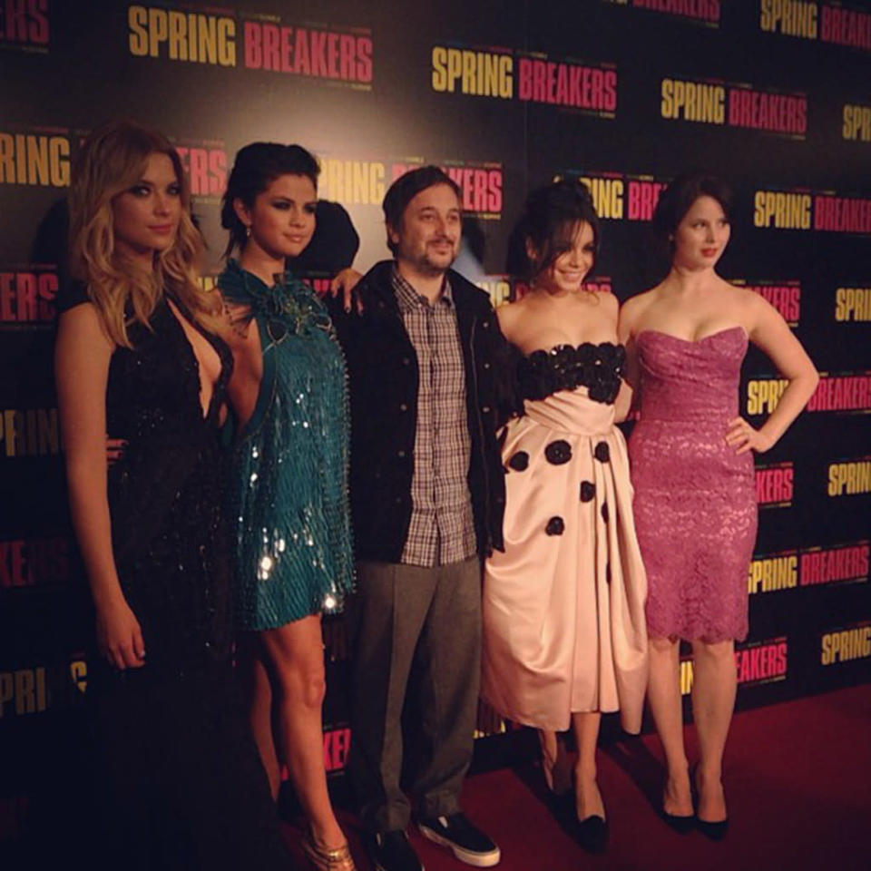 Ashley Benson, Selena Gomez, Harmony Korine, Vanessa Hudgens and Rachel Korine