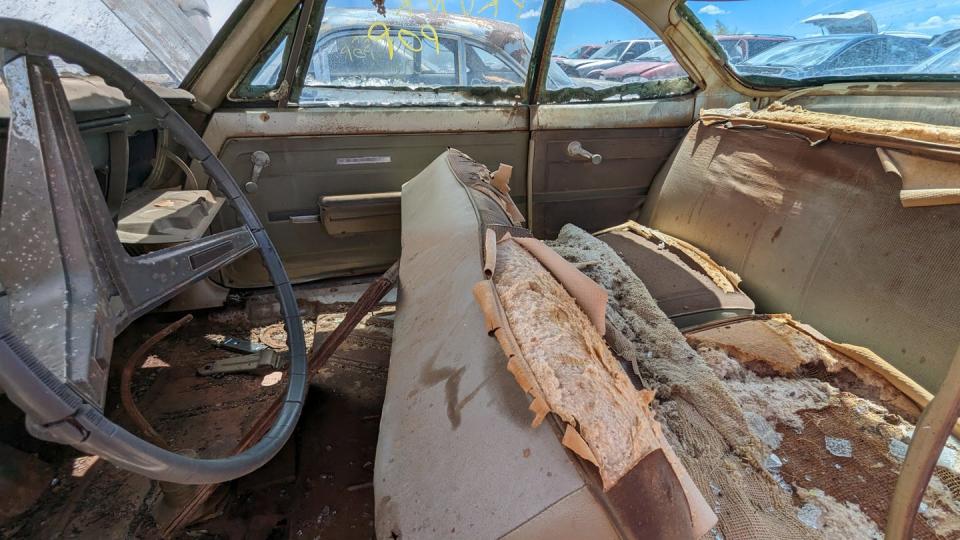 1968 chevrolet corvair in colorado wrecking yard