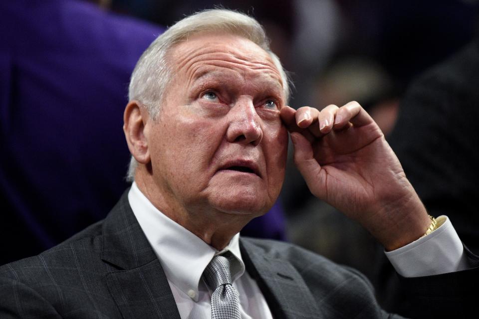 Hall of Famer and former Los Angeles Lakers great Jerry West, 83, works as a consultant with the Clippers.