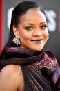 <p>Rihanna wore purple shades on her eyelids, lips <em>and </em>cheeks at the <em>Ocean's 8 </em>premiere in New York. It works because she chose a soft , shimmery colour for her eyes and cheekbones - try using Fenty Beauty's <a rel="nofollow noopener" href="https://www.harveynichols.com/brand/fenty-beauty/681565-killawatt-foil-freestyle-highlighter-duo/p3133642/" target="_blank" data-ylk="slk:Kilawatt Foil Freestyle Highlighter Duo in Poolside;elm:context_link;itc:0;sec:content-canvas" class="link ">Kilawatt Foil Freestyle Highlighter Duo in Poolside</a>, £28, and <a rel="nofollow noopener" href="https://www.harveynichols.com/brand/fenty-beauty/644857-match-stix-shimmer-skinstick/p2986073/" target="_blank" data-ylk="slk:Match Stix Shimmer Stick in Unicorn;elm:context_link;itc:0;sec:content-canvas" class="link ">Match Stix Shimmer Stick in Unicorn</a>, £21 - and then went bold with a metallic mauve lipstick. If you're brave enough, apply Starlit <a rel="nofollow noopener" href="https://www.harveynichols.com/brand/fenty-beauty/644978-starlit-hyper-glitz-lipstick/p3002405/" target="_blank" data-ylk="slk:Hyper-Glitz Lipstick in Sci Fly;elm:context_link;itc:0;sec:content-canvas" class="link ">Hyper-Glitz Lipstick in Sci Fly</a>, £16, alongside a purple lip liner. </p>