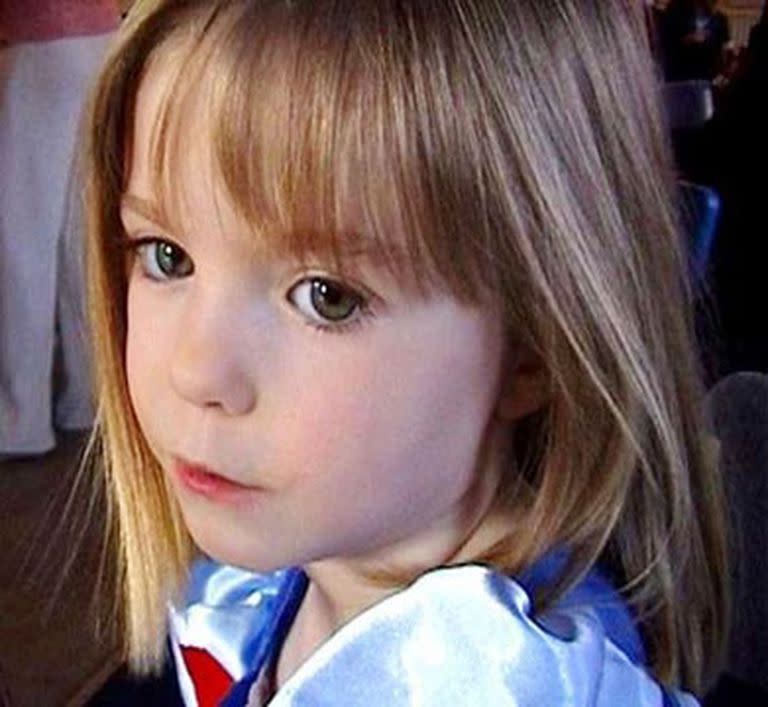 Madeleine McCann fue secuestrada en mayo de 2007 en Portugal