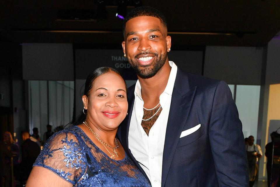 NBA Champion Tristan Thompson and his Mother Andrea Thompson attend The Amari Thompson Soiree 2019 in support of Epilepsy Toronto held at The Globe and Mail Centre on August 01, 2019 in Toronto, Canada.