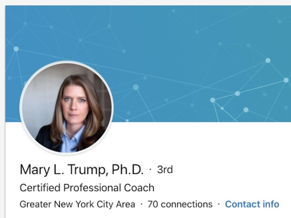 mary trump linkedin