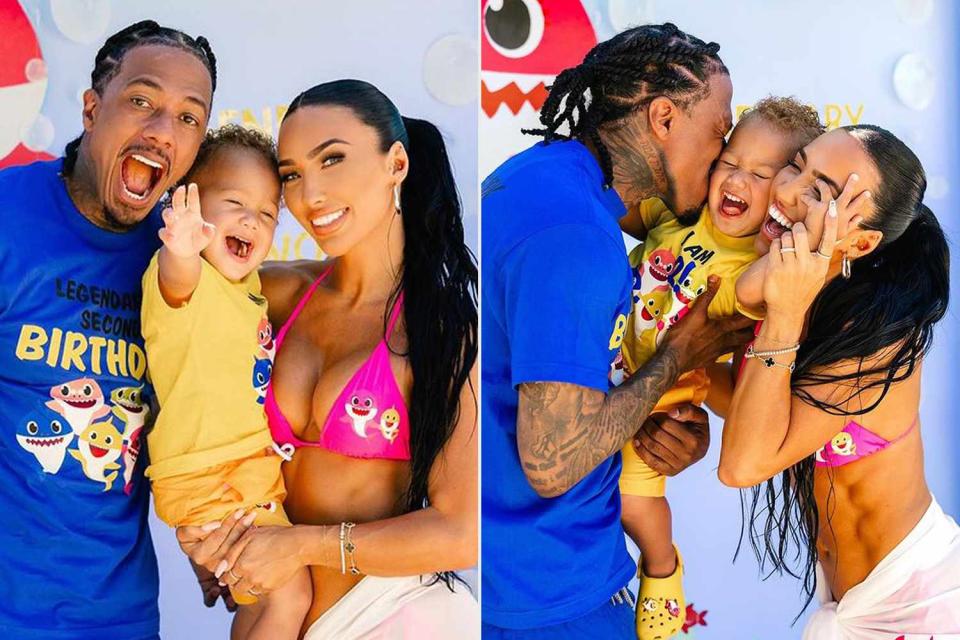 <p>@alanvphotos</p> Nick Cannon and Bre Tiesi with son Legendary