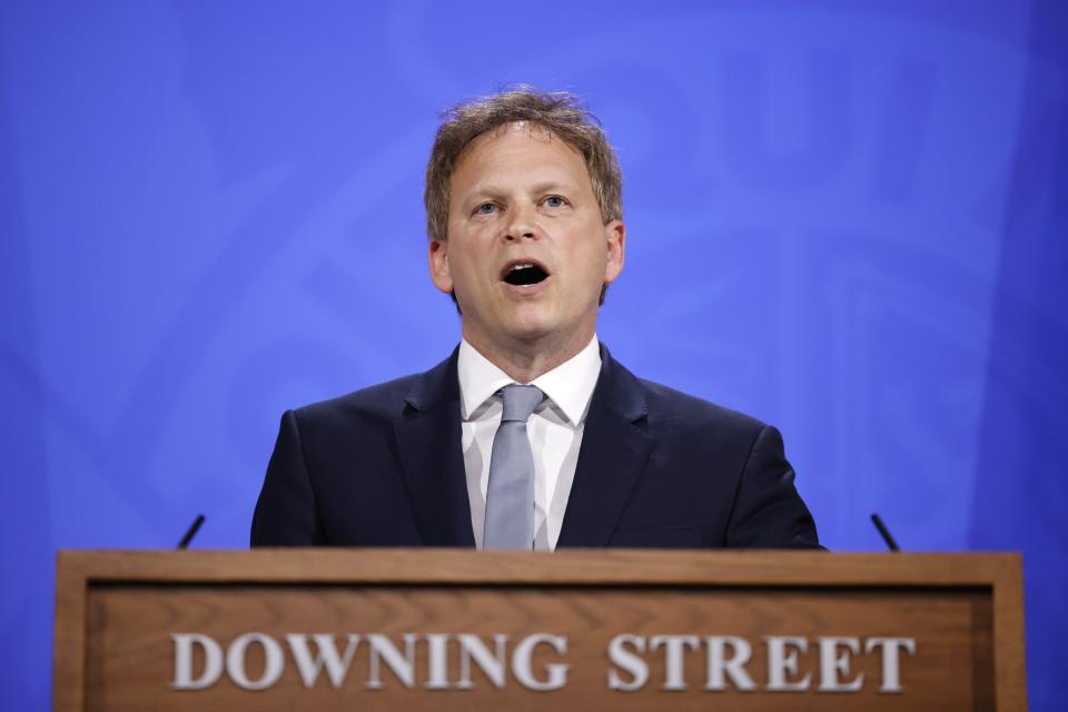 Transport Secretary Grant Shapps says it is a ‘good idea’ that workers should be fully vaccinated before returning to offices (Tolga Akmen/PA) (PA Wire)