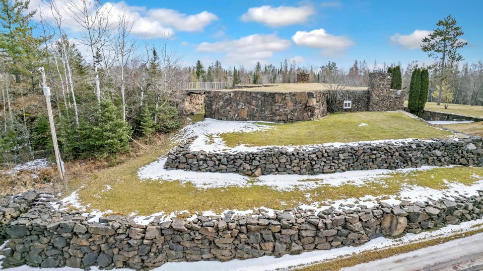 The side of the compound at 5312 S Stone Road. The compound in South Range, Wisconsin was built by families preparing for Y2K.