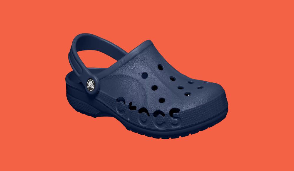 A single black Croc sandal