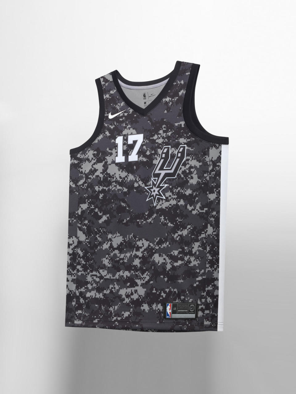 San Antonio Spurs City uniform. (Nike)