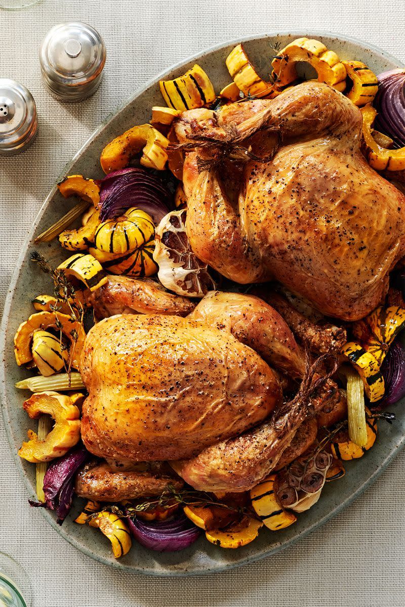 Roasted Chicken and Winter Squash