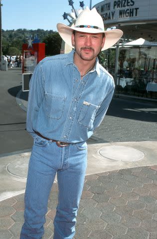 <p>Jim Smeal/Ron Galella Collection via Getty</p> Tim McGraw in 1995