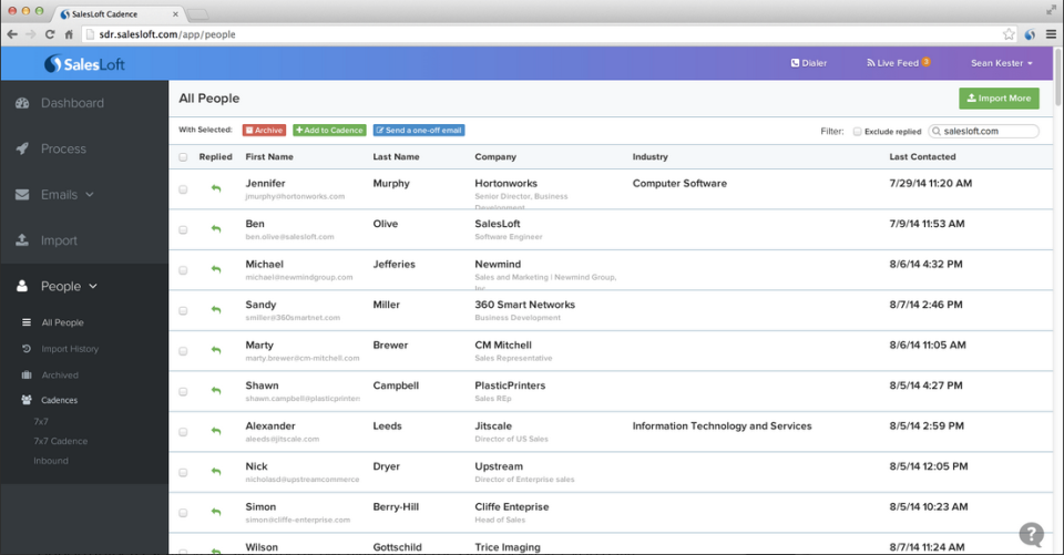 salesloft cadence