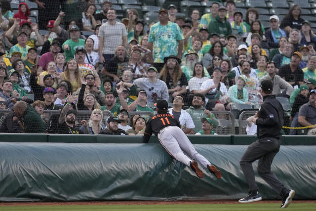 Oakland A's fall apart in 10th inning, drop another game to Orioles