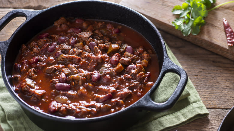 classic pot of chili