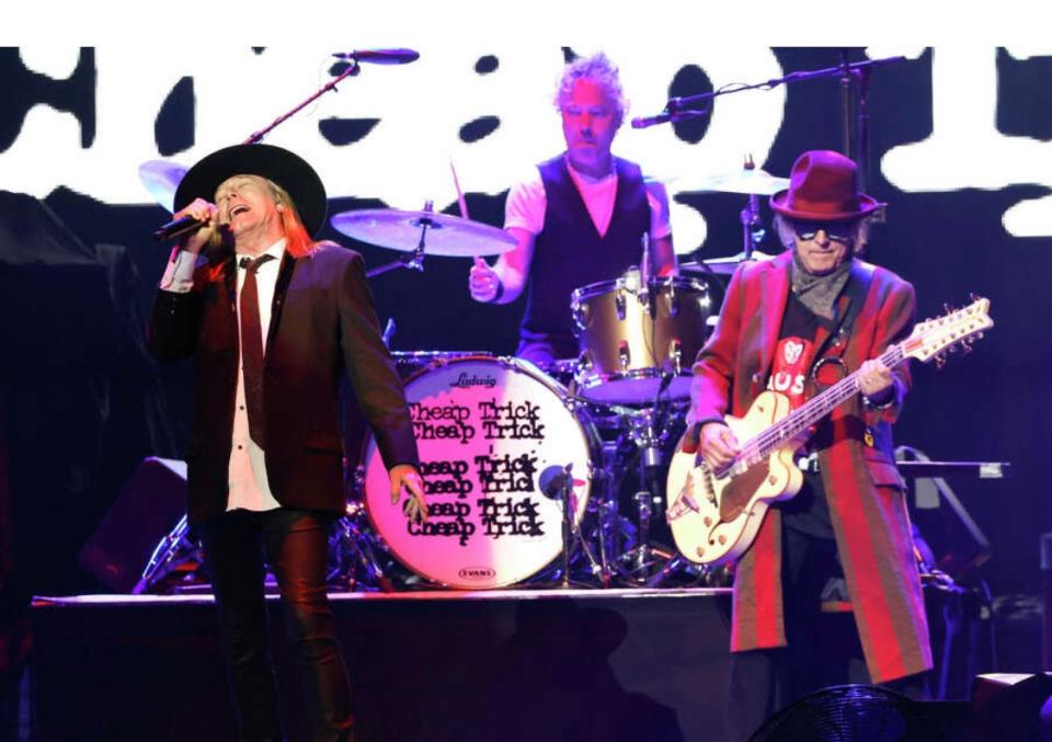 Rock 'n' Roll Hall of Fame inductee Cheap Trick, including vocalist
Robin Zander, drummer Daxx Nielsen and bassist Tom Petersson, will perform at the Freeman Arts Pavilion in Selbyville on Sunday, June 25.