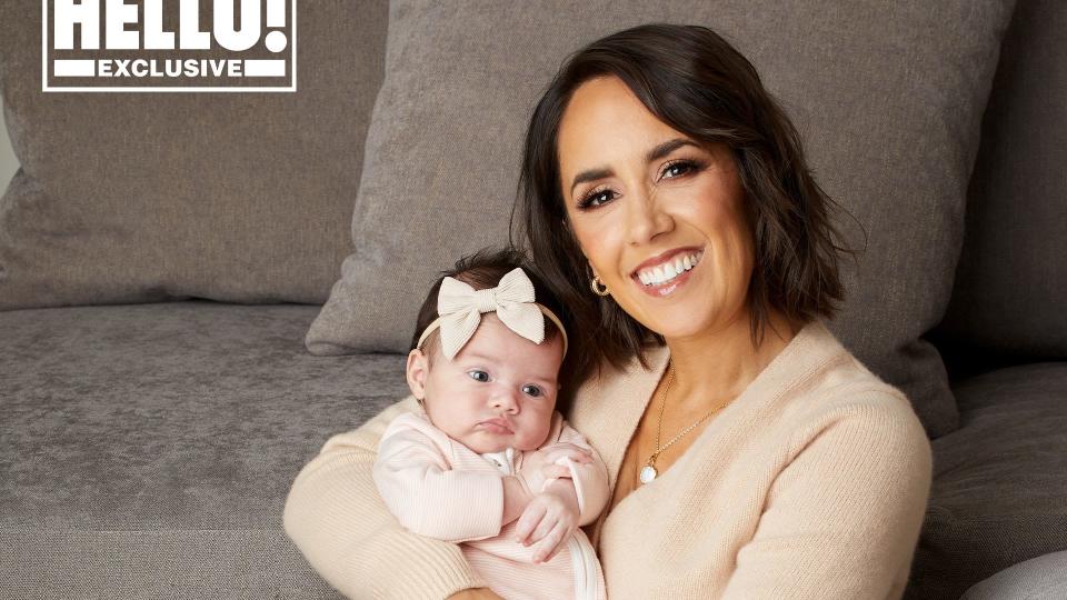 Janette Manrara cuddles baby Lyra