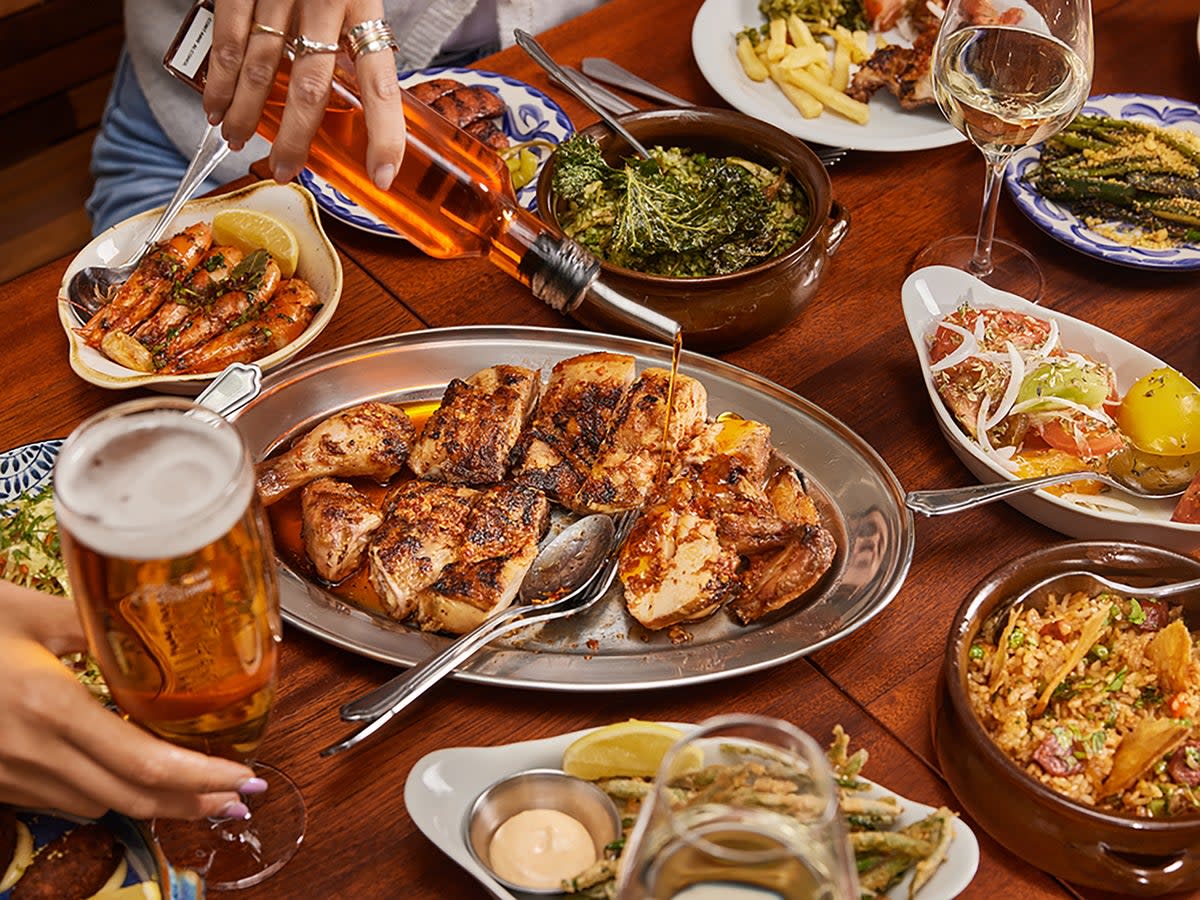 A typical spread at Casa  (Charlie McKay)