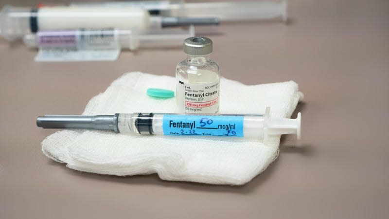 Stock photo of fentanyl in a vial