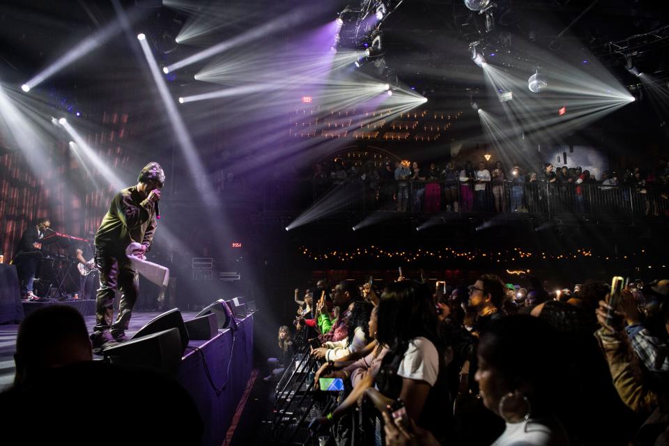 Juvenile performs at Brooklyn Bowl in Nashville, Tenn., Friday, Feb. 16, 2024.