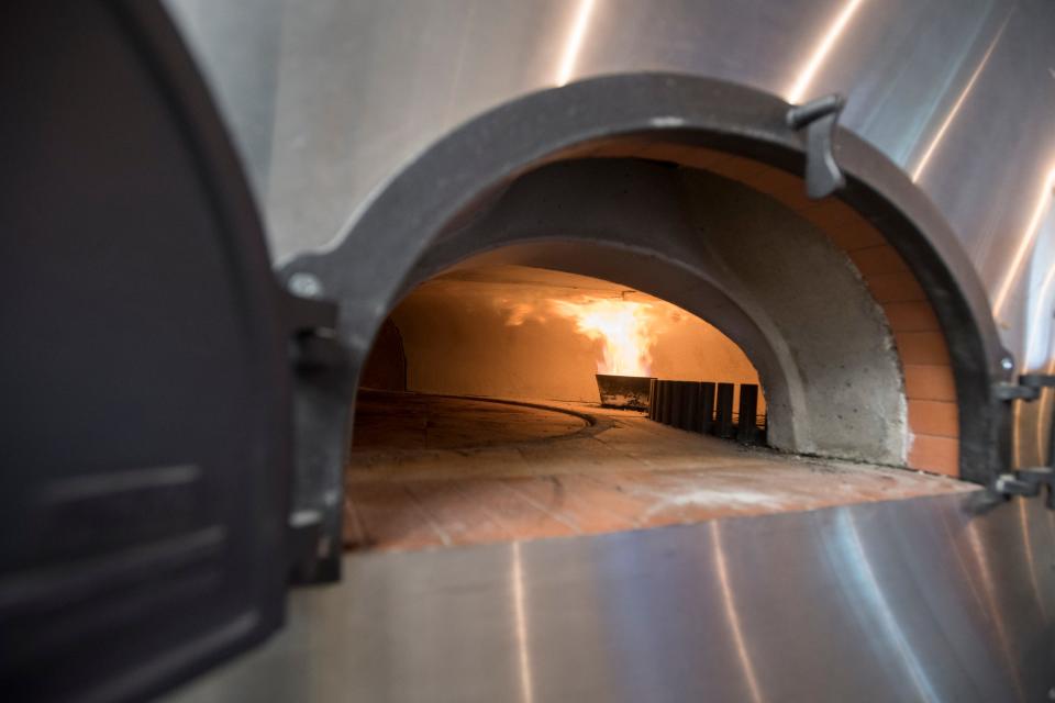 Brick oven at Maple Forest Cafe on Mobile Highway in Pensacola on Wednesday, June 5, 2019.