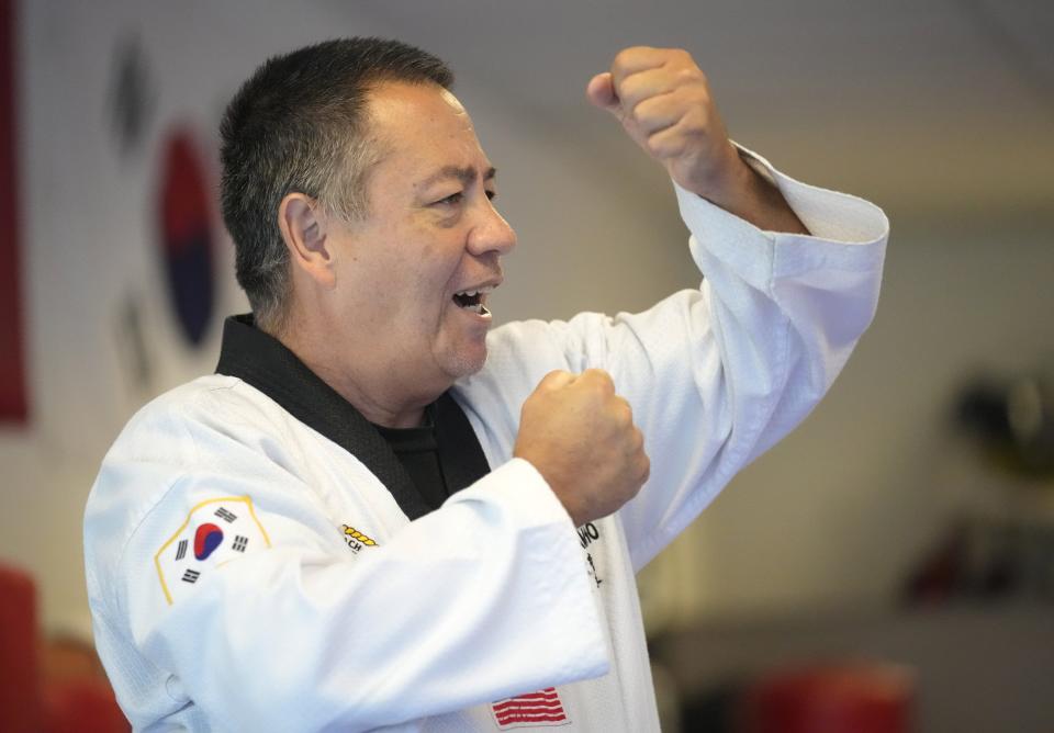 “I am proud to see that parents, who were my students in their childhood, bring their children to school so that I can also teach them,” says Sergio Camacho, who runs Master Camacho Martial Arts in Maryvale.