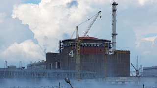 FILE PHOTO: A view shows the Zaporizhzhia Nuclear Power Plant in the course of Ukraine-Russia conflict outside the Russian-controlled city of Enerhodar in the Zaporizhzhia region, Ukraine August 4, 2022. REUTERS/Alexander Ermochenko