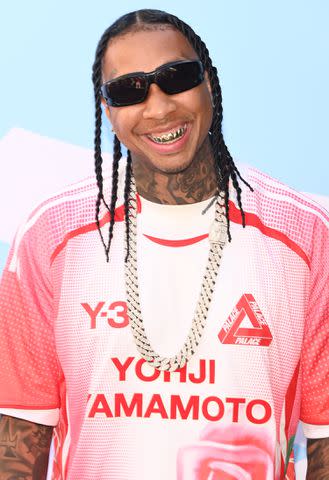 <p>Araya Doheny/Getty Images for Revolve</p> Tyga attends Revolve Festival 2024 at HOTEL Revolve on April 13, 2024 in Palm Springs, California