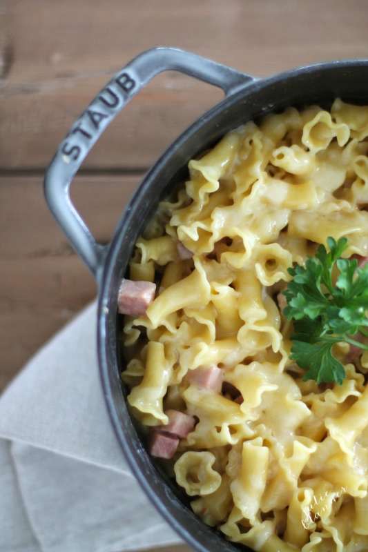 <p>Julie Blanner</p><p>Rich and creamy with thick chunks of ham is packed full of flavor for the ultimate side dish or comfort meal.</p><p><strong>Get the recipe: <a href="https://julieblanner.com/truffle-mac-cheese/" rel="nofollow noopener" target="_blank" data-ylk="slk:Truffle Mac and Cheese;elm:context_link;itc:0;sec:content-canvas" class="link rapid-noclick-resp">Truffle Mac and Cheese</a></strong></p>