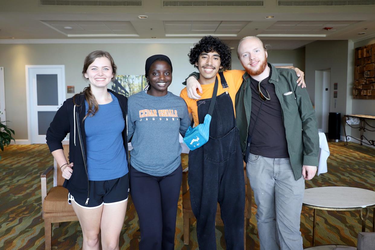 (L to R) Ella Johnson, Hadiza Sarr, Daniel Garcia-Pozo and Theron Camp.