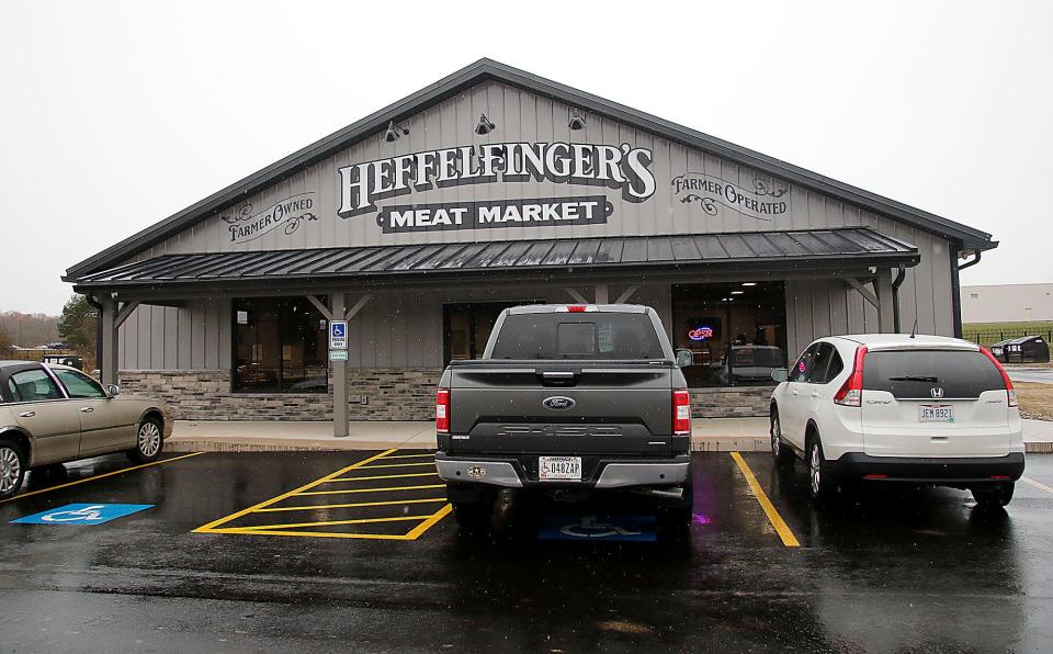 Heffelfinger's Meat Market in Ashland seen here on Friday, Dec. 3, 2021. TOM E. PUSKAR/TIMES-GAZETTE.COM