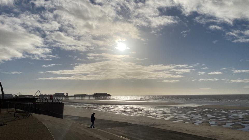 Playa de Blackpool.