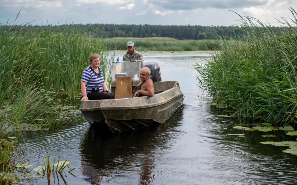 Ukraine fisherman - Paul Grover/The Telegraph