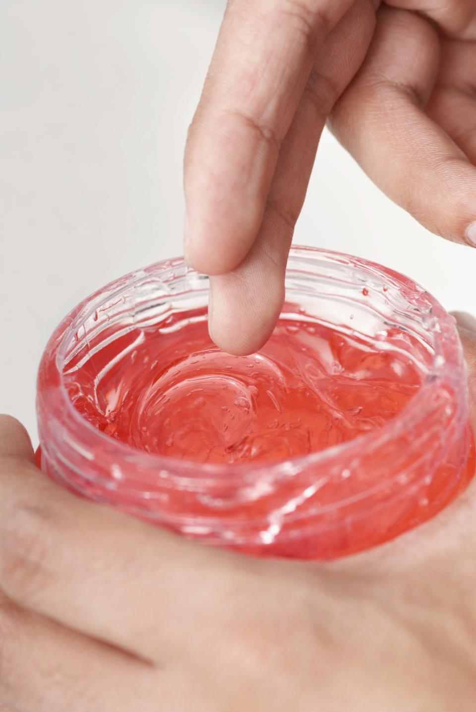 Try some petroleum jelly or hair gel.