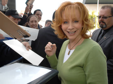 Reba McEntire at the Hollywood premiere of Paramount Pictures' Charlotte's Web