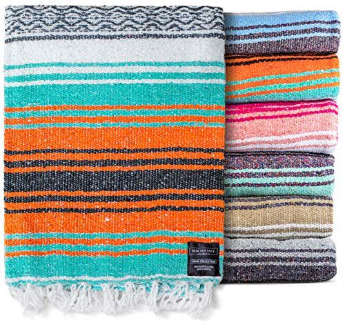 18) Authentic Mexican Blanket