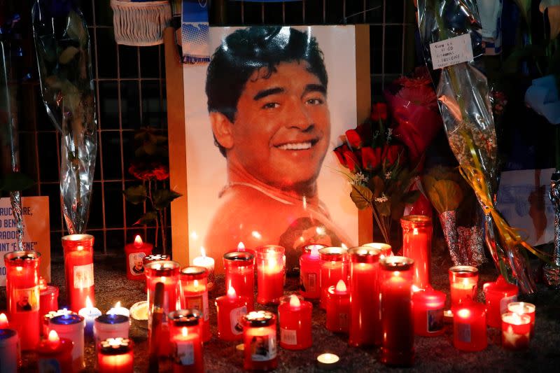 ▲阿根廷傳奇球星「上帝之手」Maradona辭世。（圖／美聯社／達志影像）