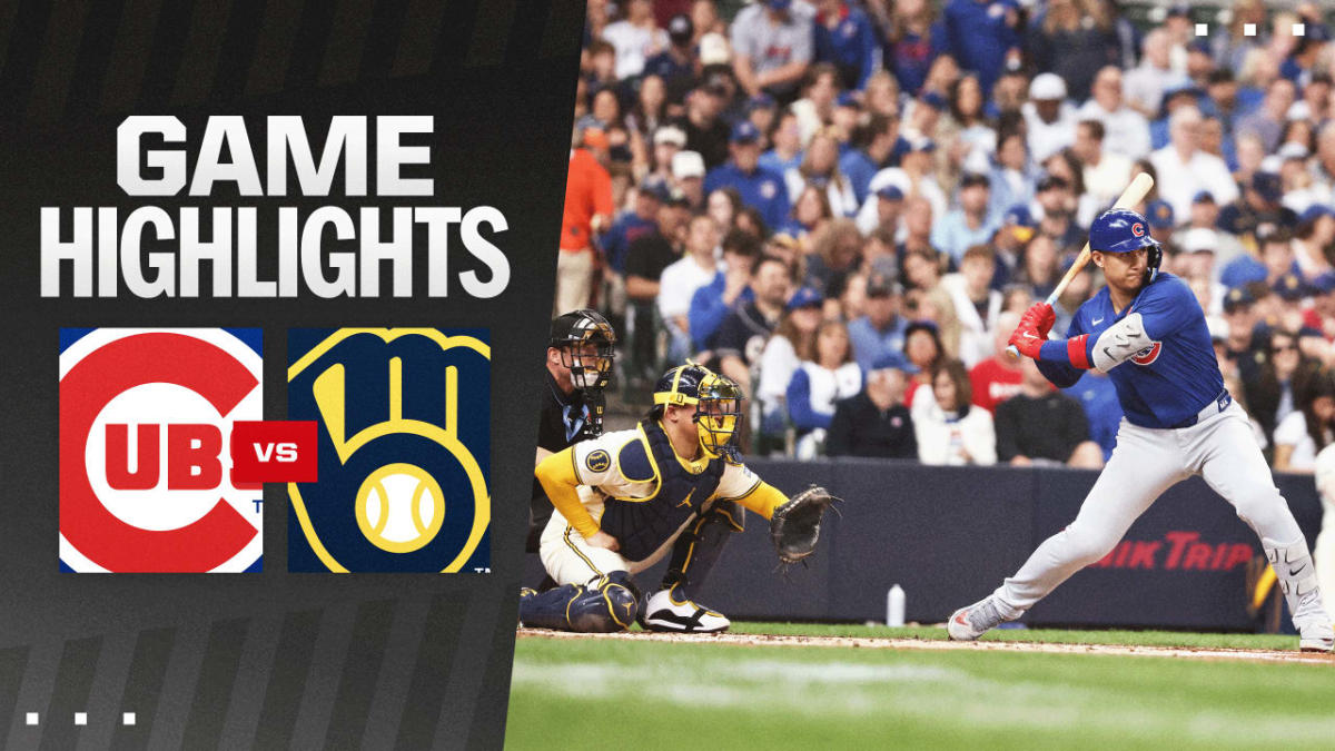 Highlights from the Cubs vs. Brewers Game – Yahoo Sports