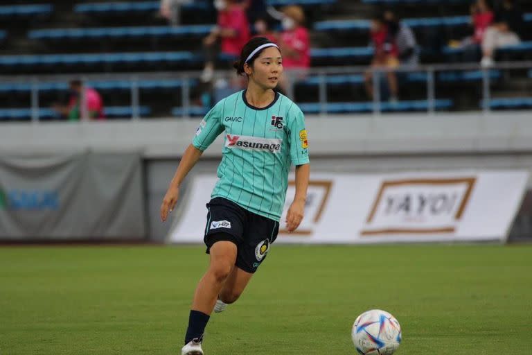 Ichika Egashira jugando para el Iga FC Kunoichi