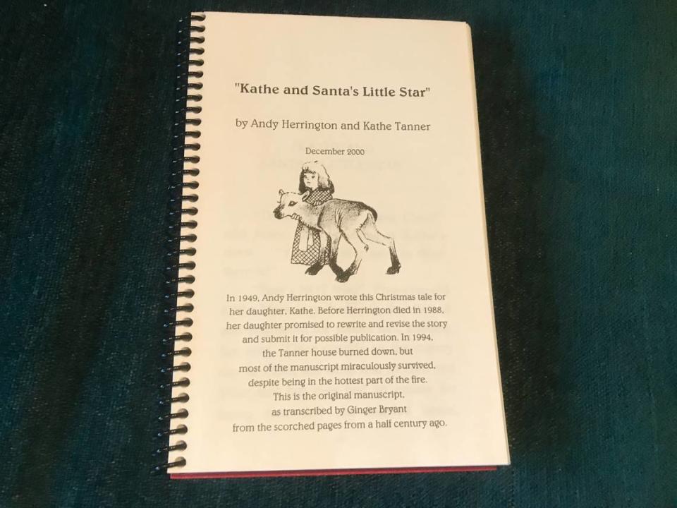 This little Christmas story was written decades ago by Andy Herrington, mother of Tribune columnist Kathe Tanner, who has pledged to update it so it can be published to inspire wonder in future generations of children. Herrington died in 1988.