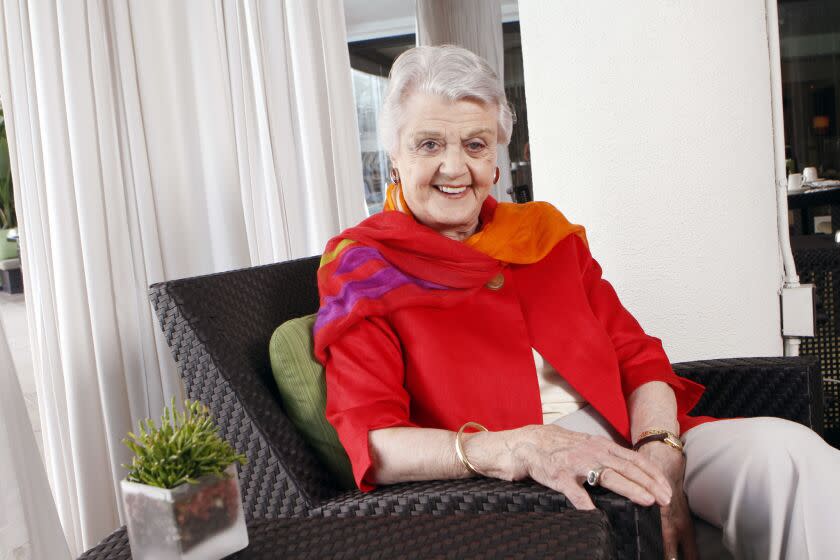 A portrait of actor Angela Lansbury in 2011