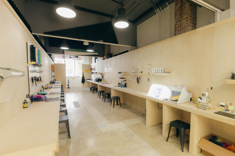 A look inside the Clarks Creates workshop.