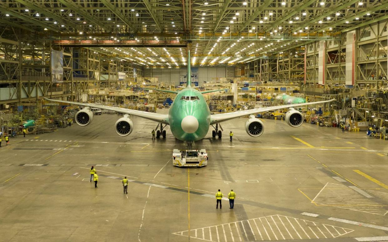 The last 747 in the Boeing factory - AFP