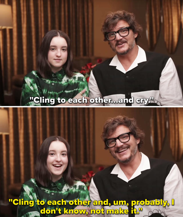 Pedro Pascal Daily on X: pedro pascal with ashley johnson and bella ramsey  on the set of the last of us <3  / X