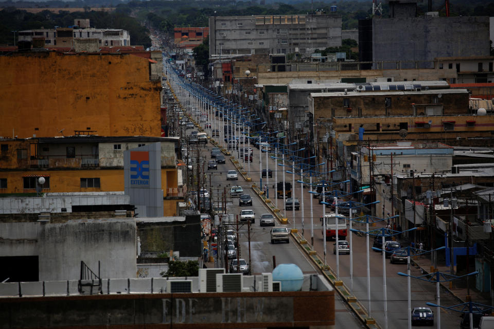 El Tigre city, the hometown of Maroly Bastardo, on June 2. (Photo: Ivan Alvarado/Reuters)