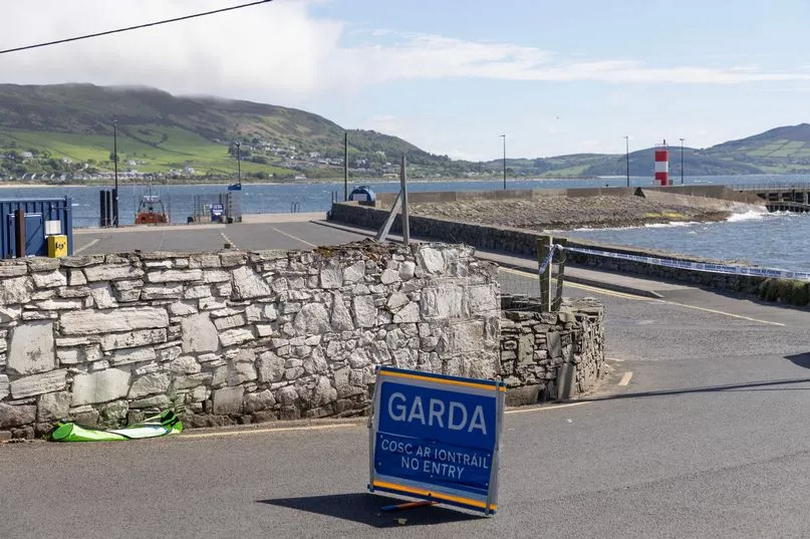 The scene of the tragic incident in Buncrana where a pensioner lost his life.