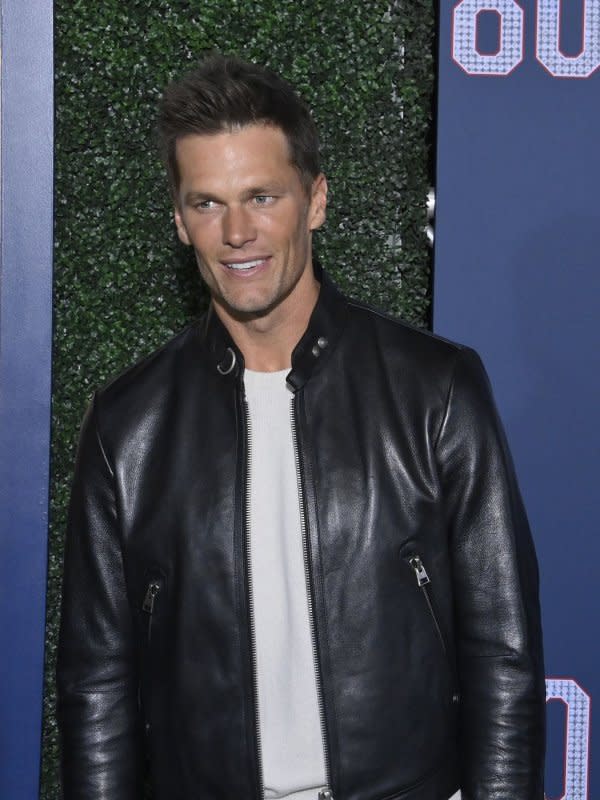 Former Patriots quarterback Tom Brady appears in the new docuseries "The Dynasty." File Photo by Jim Ruymen/UPI