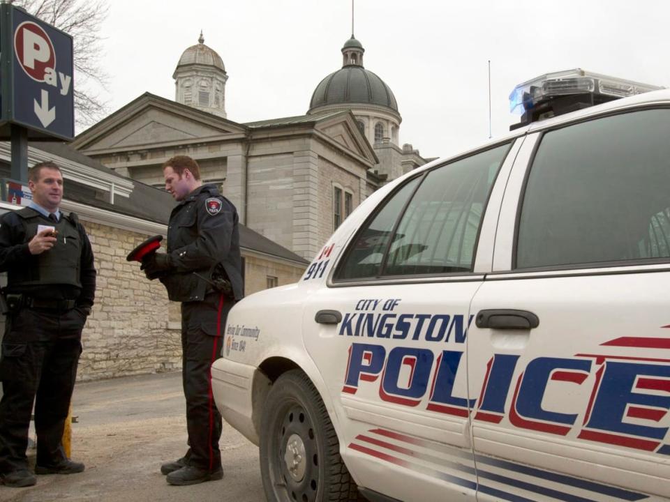 Two people were taken to a hospital with critical injuries after a fire on March 30, 2023, according to Kingston Police. One of them has died. (Frank Gunn/The Canadian Press - image credit)