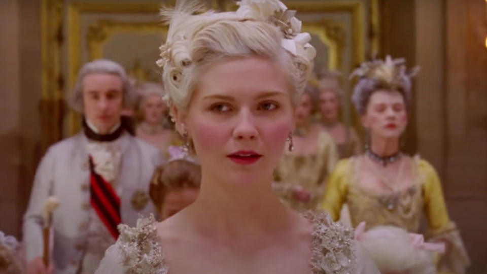 Kirsten Dunst in Marie Antoinette.